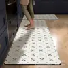Bestseller internacional: Tapete de piso de cozinha retrô simples, conjunto de duas peças de diatomito, tapete de pé absorvente de água e antiderrapante para entrada de banheiro