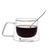 Taza Transparente para el Hogar de Doble Capa con Forma de Huevo, Taza de Vidrio de Borosilicato Alto para Bebidas de Jugo, Taza de Leche Espesa de Múltiples Especificaciones