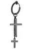 Pendientes de Aro Cruzados Clásicos de Acero Inoxidable Transfronterizos Pinzas para Orejas de Moda sin Perforación Estilo Celebridad de Internet Pendientes de Aro Accesorios de Oreja de Moda para Hombre