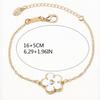 CDD nova pulseira de ameixa trevo de quatro folhas pulseira de flor simples feminina comércio exterior negócio transfronteiriço fornecimento quente loja de fábrica