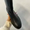 Versão em couro ~ Novas botinhas curtas estilo coreano simples, bico redondo, de calçar, para mulheres, botas Martin estilosas de salto baixo versáteis
