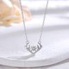 Collar rojo de red en plata esterlina S925 para mujer, colgante inteligente de nicho de lujo ligero con corazón palpitante para enviar el cumpleaños de su novia