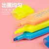 Resaltador Comercio Exterior Clásico Pluma de Marcado Caliente 6 Colores Punta Oblicua Pluma para Marcar a Color Punta Gruesa Fluorescente Oficina Pluma para Etiquetas
