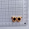 Gafas de Dibujos Animados DIY Accesorios de Resina Hechos a Mano Materiales para Fundas de Teléfono con Pegamento de Crema Nuevos Accesorios para el Cabello Creativos al por Mayor