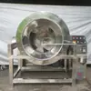 Wok de Tambor Calefactor Eléctrico de 500L, Wok para Saltear Productos de Res y Cordero, Olla para Sándwiches Wok para Saltear Uniformemente Salsa de Comida