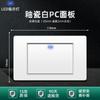 Tomada Padrão Americano 15A Padrão Taiwanês 110V Painel de Interruptores Padrão Americano com Tomada de Parede USB para Uso Doméstico Painel Branco Estilo Americano