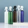 Botella Atomizadora Redonda de Hombro con Forma de Ratón Pequeño de 500 ml, Botella de Plástico Pequeña con Atomizador 9 para Desinfectante y Limpieza de Mano