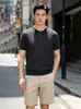 Camisa de Punto Patchwork de Canalé Falsa de Dos Piezas Tencel Lyocell para Hombre, Nueva Camiseta Casual con Estampado Retorcido de Verano para Mujer, Moderna