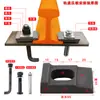 Bloques y Placas de Presión de Vía 12 15 18 22 30kg Acero de Vía Tipo de Posicionamiento con Agujero Redondo Placas y Bloques de Presión Especiales para Riel Ligero