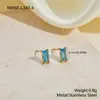 Pulsera de Acero Inoxidable de Color con Zirconia Piedra de Nacimiento y Signo del Zodiaco, Diseño de Nicho, Joyería de Mano de Lujo Ligero de Moda al por Mayor