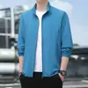 Chaqueta fina y transpirable de seda helada de verano para hombre con protección solar, nueva protección UV para pesca al aire libre.