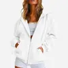 Sudadera con capucha de terciopelo dorado transfronteriza de Amazon 2026 para Europa y América, Chaqueta cárdigan suelta con cremallera para otoño e invierno, Top casual
