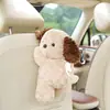 Caixa de Lenço de Papel para Carro de Cachorrinho Fofo Tipo Pendurado Caixa de Lenço Criativa para Carro Bolsa Pendurada para Lenços Desenho Animado Acessórios de Interior de Carro