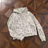 Sudadera con capucha y estampado de leopardo para hombre, top de moda holgado para primavera/otoño, chaqueta con cremallera de alta gama estilo americano
