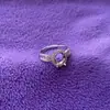 Anillo Hueco de 7*9m con Piedra Preciosa Grande con Forma de Huevo de Paloma Ovalado, Lujosamente Incrustado con Diamantes, Nuevo Artículo Popular Versátil en Xiaohongshu