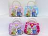 Al por mayor Nuevo Bolso de Hombro Infantil de Hielo y Nieve Caricatura Pequeña Princesa Bolso de Mano de Perlas Versión Coreana Lindo Versátil Cruzado Pequeño Bolso
