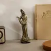Estátua Ornamento da Deusa Grega da Riqueza Kate para Sala de Estar, Hall de Entrada, Quarto, Escritório, Presente, Decoração Criativa para Desktop