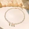 Cadena de Cuello de Moda para Mujer, Multicapa, Estilo Clásico Sexy, Colgante Minimalista de Perla Linda, Versátil