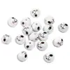 Novas Contas com Estampa de Expressão Engraçada Rosto Sorridente Olhos Contas de Desenho Animado Pulseira DIY Chaveiro Contas Soltas Contas Atacado