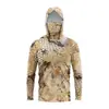 Ropa de Pesca de Manga Larga Transpirable con Protección Solar Camiseta Camuflaje Estampado de Verano Ropa de Pesca Transfronteriza