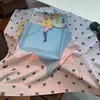 Bufanda Cuadrada Pequeña de Cuero de Colores con Hebilla para Niños y Padres, Bufanda Pequeña de Seda, Estilo Coreano para Primavera, Otoño y Verano, Bufanda Decorativa Estampada, Sensación de Alta Calidad