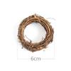DIY Eterna Flor Carro Pendurado Rattan Artesanato Guirlanda Pingente Decoração de Natal Estrela de Cinco Pontas Enfeites de Boneca