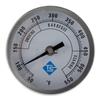 Termômetro industrial axial bimetálico tipo ponteiro de aço inoxidável para forno de churrasco, forno, disco de caldeira