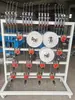 Soporte de Desenrollado de Tensión Vertical, Soporte de Desenrollado Multicabezal para Máquinas Trenzadoras y Atadoras de Alambre, Soporte de Tensión para Máquinas Extrusoras de Alambre