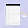 Bloc de Notas de Papel A4 Desgarrable al por Mayor en Stock, Cuaderno de Notas Portátil con Tapa Plegable y Rayado