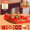 Artesanía de Latón Guardián Qilin Colgante Bagua Qilin Lingote Bagua Qilin Regalo Qilin Trae Fortuna Adorno Feng Shui