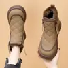 Botas de nieve modernas y elegantes para mujer, nueva colección invierno 2026, con forro de felpa añadido y diseño engrosado, adecuadas para climas fríos, antideslizantes, cálidas y botas de algodón de caña corta
