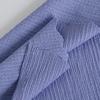 Venta caliente de primavera y verano, tela de moda con rayas de agua, jacquard de poliéster triturado, edición de moda con amoníaco, tela de punto para vestido de moda.