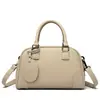 Bolsa Feminina Boston Transfronteiriça Outono Versátil Fashionável Para o Dia a Dia Grande Capacidade Bolsa de Mão Toque de Luxo Bolsa Transversal de Ombro Tendência