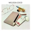2025 Novo Simples Mini Conjunto de Cartões Feminino Pequeno Contraste de Cores Ultra-fino Multi-cartão Carteira Curta Feminina Portátil para Troco