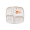 Plato de comida rápida de hierba otoñal espesado, plato de porcelana de imitación, plato de comida rápida de plástico, vajilla de melamina, plato dividido, plato de comida de cantina
