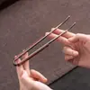 Pinza para té de titanio puro de una sola pieza, de alta gama, ligera y lujosa, para taza de té, pinza para té, accesorios para preparar té, ceremonia del té