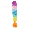 Fibra química de tres colores, cuatro colores, cinco colores, degradado, seda de alta temperatura, trenza grande, trenza jumbo, trenza burbuja, material para trenzas de cabello