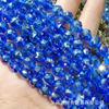 Esmalte colorido 6mm bola de flor corte cristal contas soltas miçangas joias feitas à mão acessórios DIY pendurador de carro corrente para celular presilha de cabelo pulseira