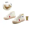 Tênis de cano alto em lona feminino com 4cm de aumento interno de altura, novo modelo primavera 2026, tênis de solado reto color block, sapatos brancos casuais versáteis