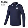 Ropa de golf para niños PGM, camiseta de manga larga de primavera y verano, nueva ropa abrigada y resistente al viento para niños adolescentes.