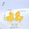 Tienda de Oro Puzuo Mismo Estilo Oro Arena Accesorios DIY Colgante Collar Caballo del Zodiaco para Mujeres Nuevo Estilo Chino Cadena para Clavícula Zodiaco Nacional