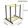 Barra paralela multifuncional equipo de fitness para interiores en casa para flexiones, fondos y dominadas.