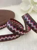 Raya Ondulada Diamante Multiestilo Estilo Étnico Bordado Jacquard Cinta Accesorios para Ropa de Actuación Empaque de Caja de Regalo Cinturón