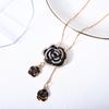 Cadena de suéter de otoño e invierno explosiones largas atmósfera de moda simple alto sentido accesorios de ropa para mujer cadena de suéter para mujer al por mayor