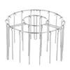 Fritadeira a Ar Grelha Doméstica Aço Inoxidável 304 Adesivo Vertical Forno Suspenso Grelha Espeto Suporte para Espeto