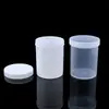 Frasco de Plástico Transparente de Boca Ancha de 500ml Botella de Empaque Recto