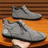 Zapatos casuales para hombre, sin cordones, ligeros, transpirables, modernos y versátiles, de suela blanda, zapatos planos cómodos para hombre