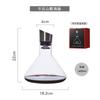 Decantador Rápido de Vinho Cachoeira Iceberg Estilo Europeu Jarra de Vinho Criativo Filtro de Vidro Cristal Dispenser de Vinho