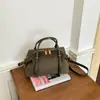 Bolso Retro de Color Sólido a la Moda para Mujer, Nuevo Estilo 2026, Bolso Cruzado para el Trabajo, Bolso Pequeño Tote Exquisito con Personalidad