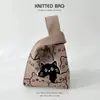 Nueva Bolsa de Regalo Navideño, Bolso Día de la Diosa de las Flores, Bolso Tejido, Bolso de Muñeca, Bolsa Pequeña Conveniente para Regalar